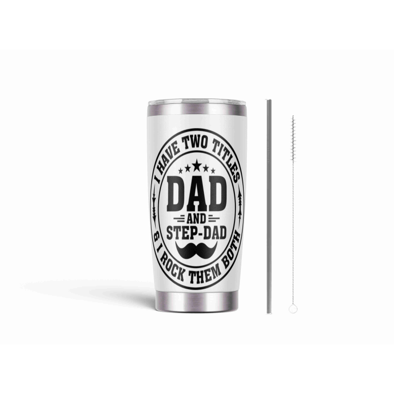 20oz Stainless Tumbler w/ Magnet Sliding Lid- Printed direct to Tumbler 817