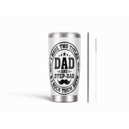 20oz Stainless Tumbler w/ Magnet Sliding Lid- Printed direct to Tumbler 817