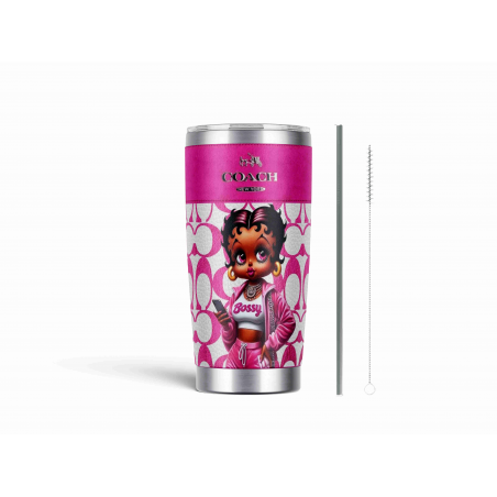 20oz Stainless Tumbler w/ Magnet Sliding Lid- Printed direct to Tumbler 842