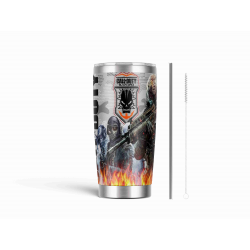 20oz Stainless Tumbler w/ Magnet Sliding Lid- Printed direct to Tumbler 901