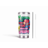 20oz Stainless Tumbler w/ Magnet Sliding Lid- Printed direct to Tumbler 1014