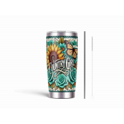 20oz Stainless Tumbler w/ Magnet Sliding Lid- Printed direct to Tumbler 1077