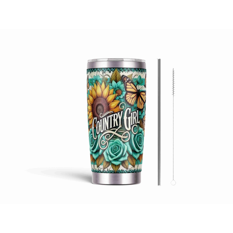 20oz Stainless Tumbler w/ Magnet Sliding Lid- Printed direct to Tumbler 1077