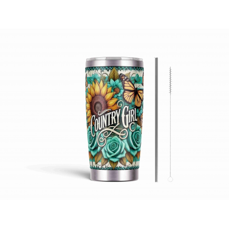 20oz Stainless Tumbler w/ Magnet Sliding Lid- Printed direct to Tumbler 1077