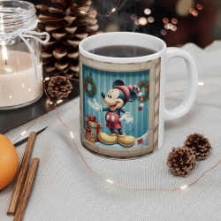 Mickey Mouse Christmas Mug | Holiday Disney Character Coffee Cup