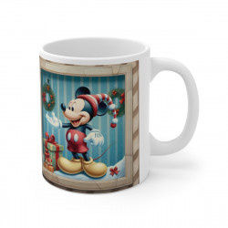 Mickey Mouse Christmas Mug | Holiday Disney Character Coffee Cup