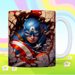 Patriotic Shield Warrior