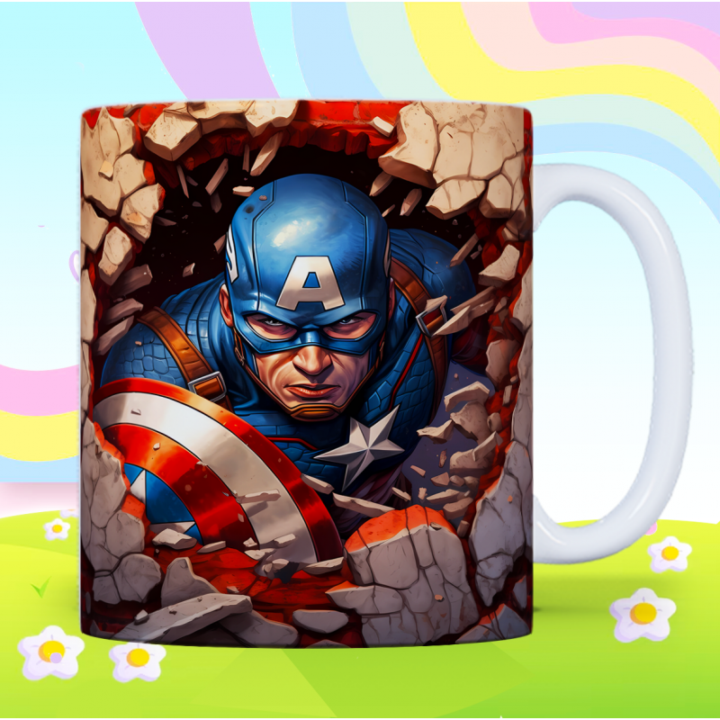 Patriotic Shield Warrior