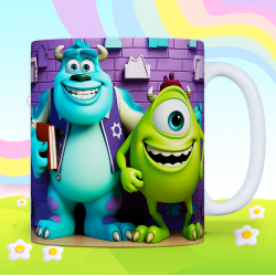 Cute Monster Best Friends Ceramic Coffee Mug