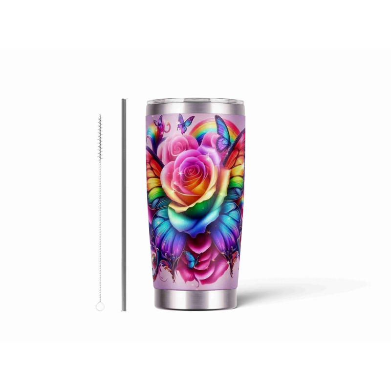 20oz Stainless Tumbler w/ Magnet Sliding Lid- Printed direct to Tumbler 45