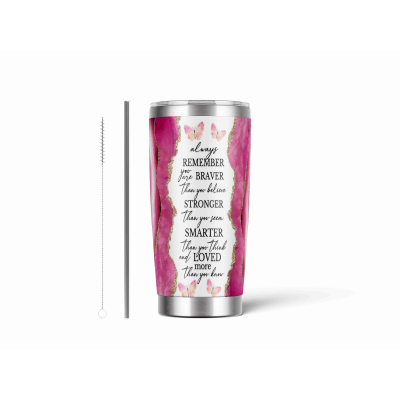 20oz Stainless Tumbler w/ Magnet Sliding Lid- Printed direct to Tumbler 46