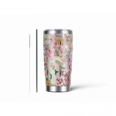 20oz Stainless Tumbler w/ Magnet Sliding Lid- Printed direct to Tumbler 52