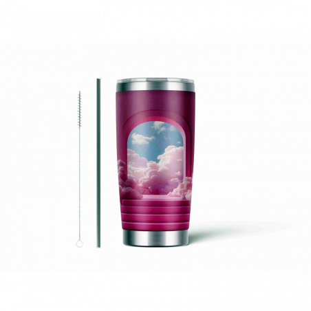 20oz Stainless Tumbler w/ Magnet Sliding Lid- Printed direct to Tumbler 55