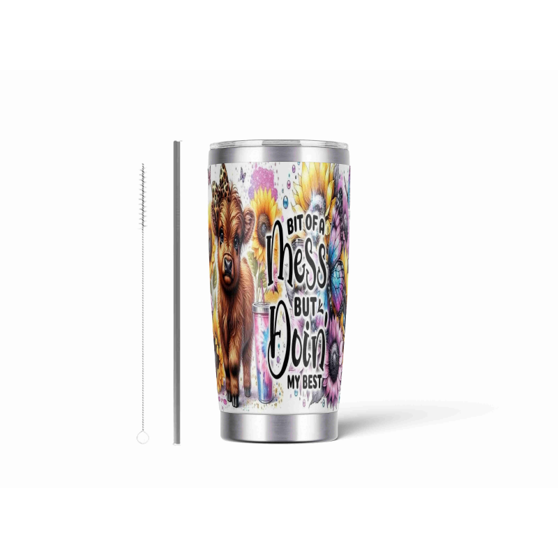 20oz Stainless Tumbler w/ Magnet Sliding Lid- Printed direct to Tumbler 74