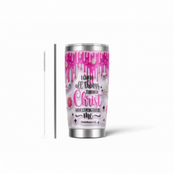 20oz Stainless Tumbler w/ Magnet Sliding Lid- Printed direct to Tumbler 77