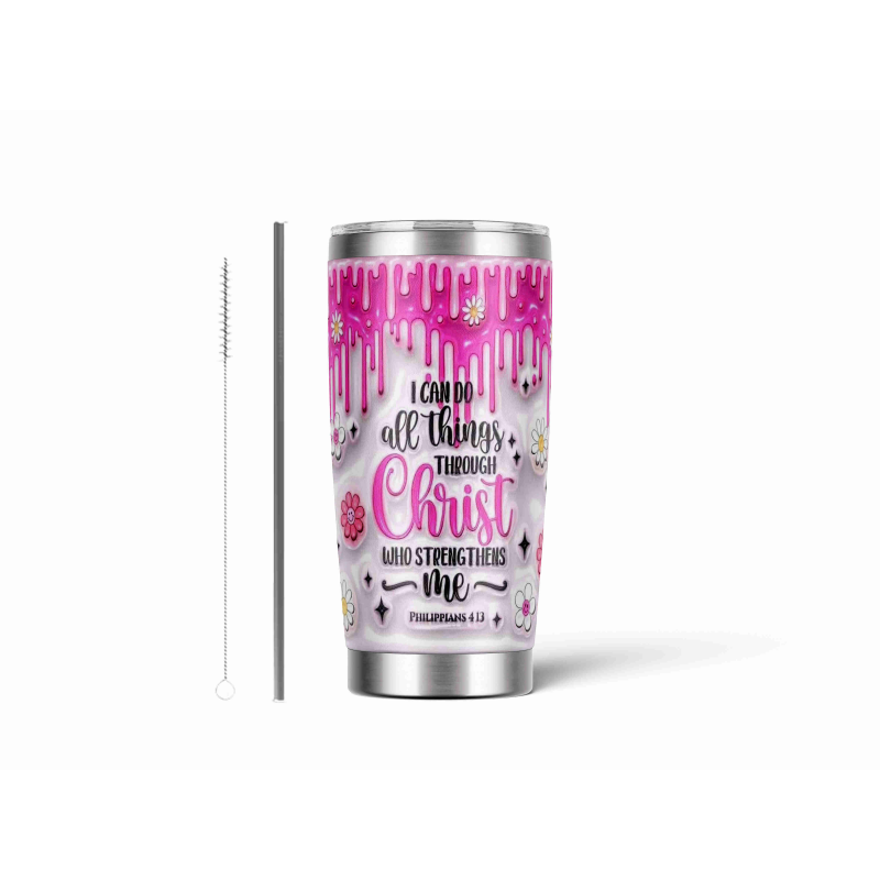 20oz Stainless Tumbler w/ Magnet Sliding Lid- Printed direct to Tumbler 77