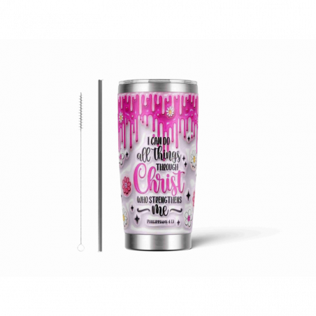 20oz Stainless Tumbler w/ Magnet Sliding Lid- Printed direct to Tumbler 77