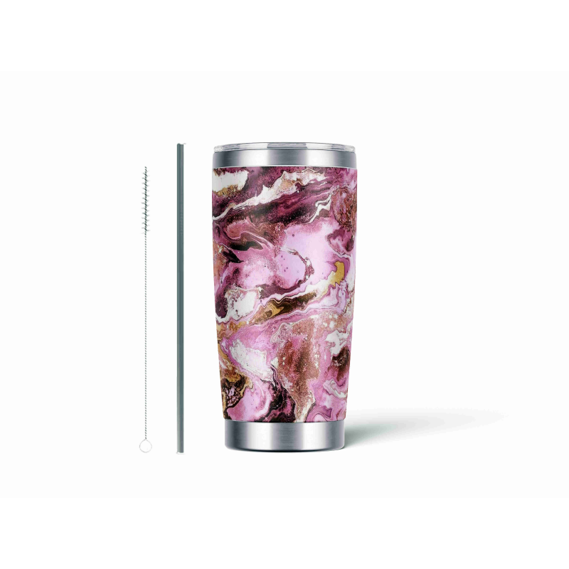 20oz Stainless Tumbler w/ Magnet Sliding Lid- Printed direct to Tumbler 80