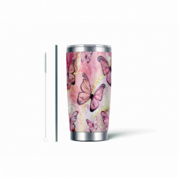 20oz Stainless Tumbler w/ Magnet Sliding Lid- Printed direct to Tumbler 82