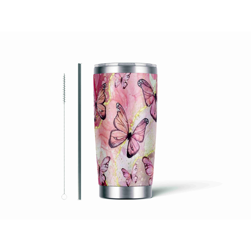 20oz Stainless Tumbler w/ Magnet Sliding Lid- Printed direct to Tumbler 82
