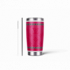 20oz Stainless Tumbler w/ Magnet Sliding Lid- Printed direct to Tumbler 86
