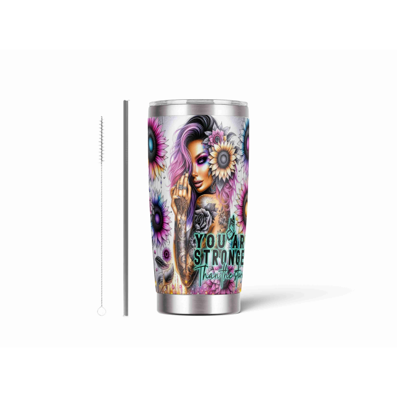 20oz Stainless Tumbler w/ Magnet Sliding Lid- Printed direct to Tumbler 90