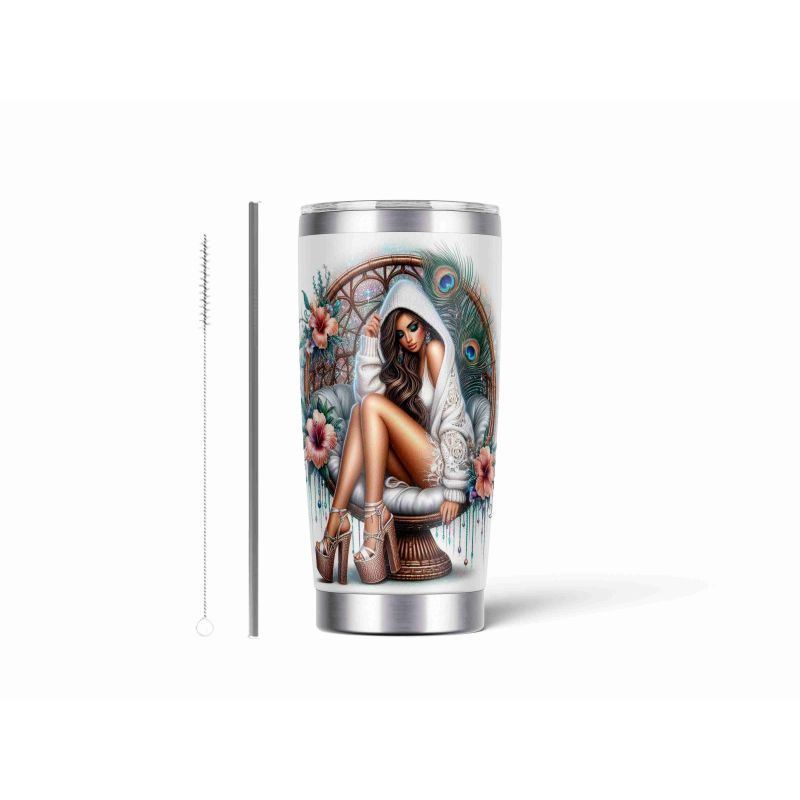 20oz Stainless Tumbler w/ Magnet Sliding Lid- Printed direct to Tumbler 91