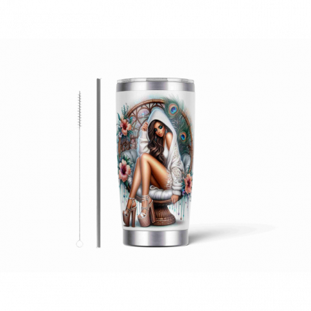 20oz Stainless Tumbler w/ Magnet Sliding Lid- Printed direct to Tumbler 91