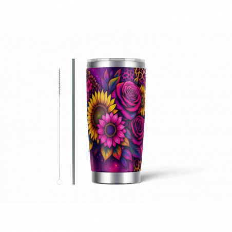 20oz Stainless Tumbler w/ Magnet Sliding Lid- Printed direct to Tumbler 101