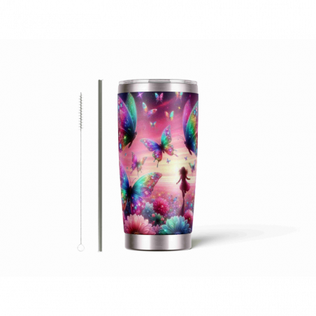 20oz Stainless Tumbler w/ Magnet Sliding Lid- Printed direct to Tumbler 103