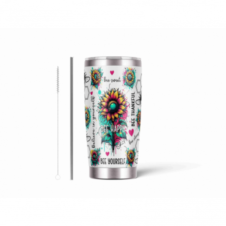 20oz Stainless Tumbler w/ Magnet Sliding Lid- Printed direct to Tumbler 117