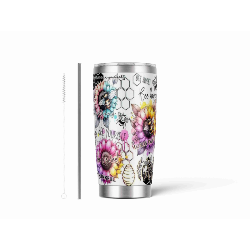 20oz Stainless Tumbler w/ Magnet Sliding Lid- Printed direct to Tumbler 122