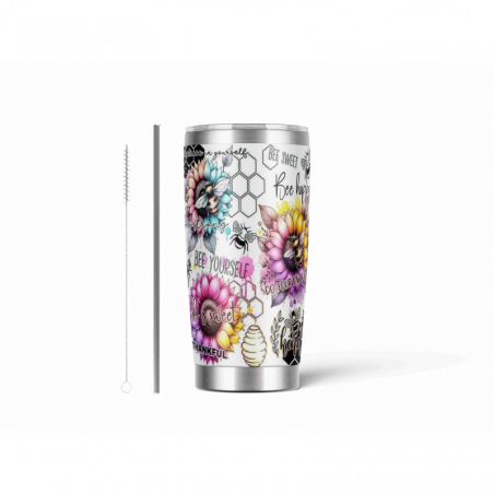 20oz Stainless Tumbler w/ Magnet Sliding Lid- Printed direct to Tumbler 122