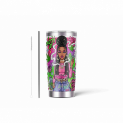 20oz Stainless Tumbler w/ Magnet Sliding Lid- Printed direct to Tumbler 123