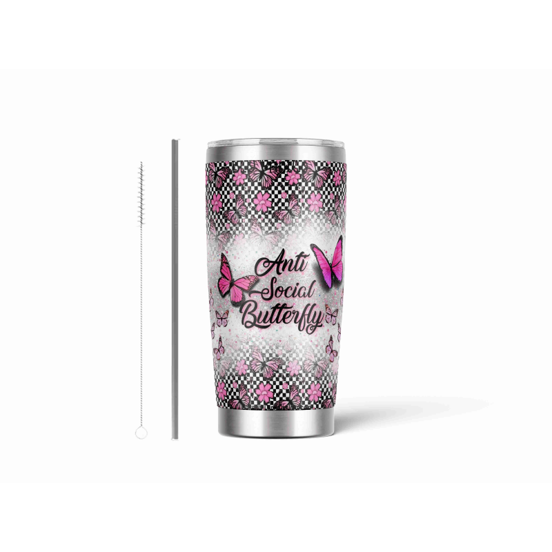 20oz Stainless Tumbler w/ Magnet Sliding Lid- Printed direct to Tumbler 129