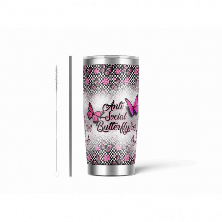20oz Stainless Tumbler w/ Magnet Sliding Lid- Printed direct to Tumbler 129