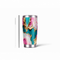 20oz Stainless Tumbler w/ Magnet Sliding Lid- Printed direct to Tumbler 132