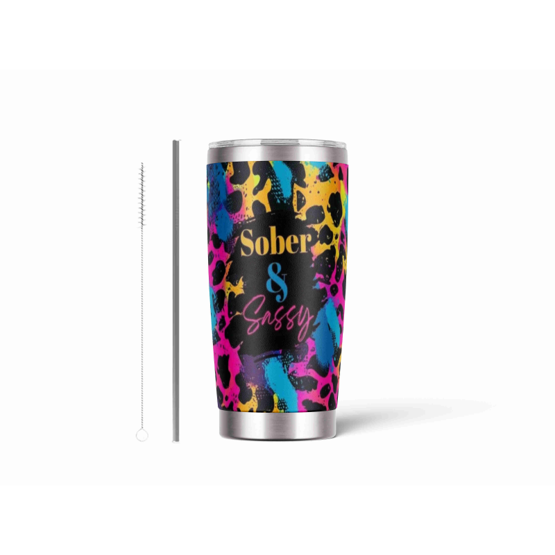 20oz Stainless Tumbler w/ Magnet Sliding Lid- Printed direct to Tumbler 140