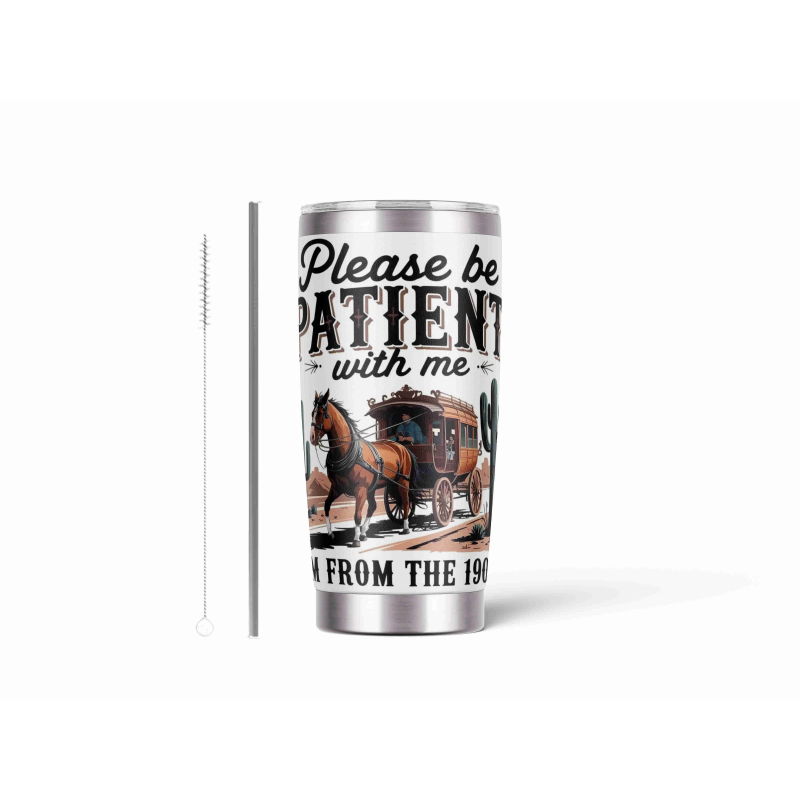 20oz Stainless Tumbler w/ Magnet Sliding Lid- Printed direct to Tumbler 146