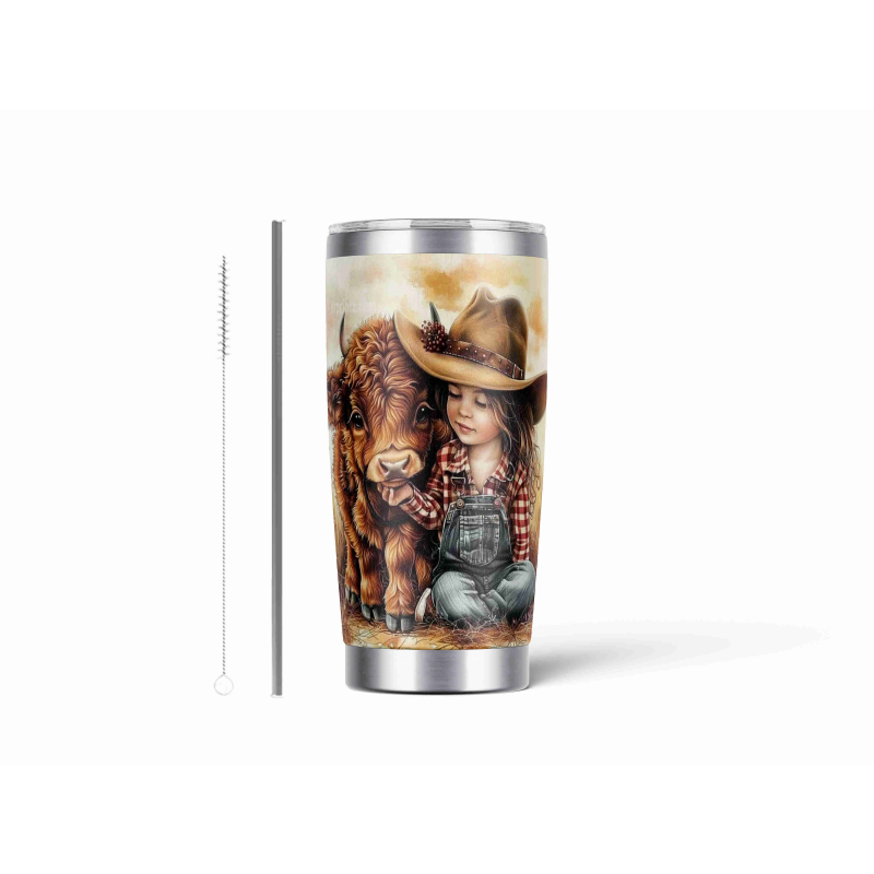 20oz Stainless Tumbler w/ Magnet Sliding Lid- Printed direct to Tumbler 166