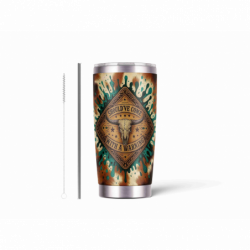 20oz Stainless Tumbler w/ Magnet Sliding Lid- Printed direct to Tumbler 173
