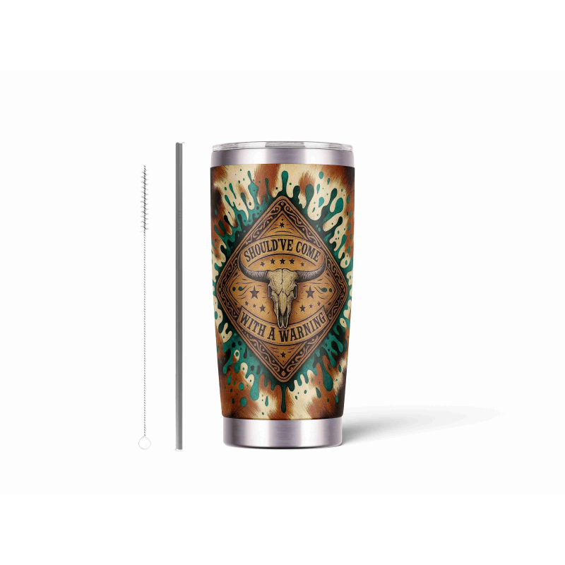 20oz Stainless Tumbler w/ Magnet Sliding Lid- Printed direct to Tumbler 173