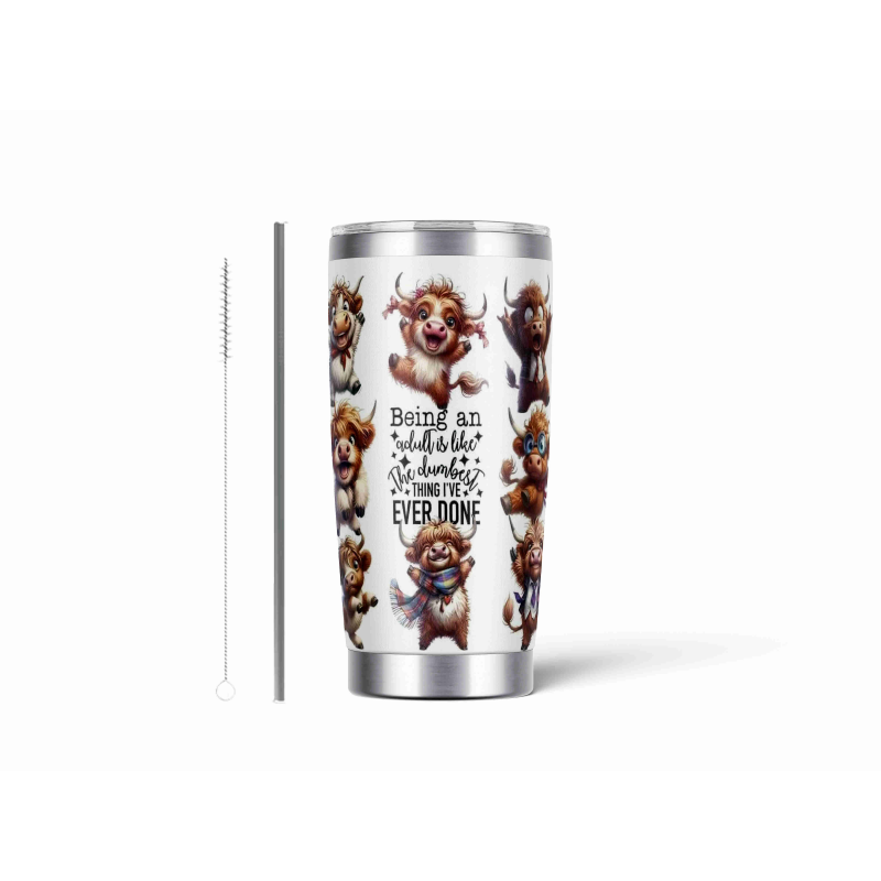 20oz Stainless Tumbler w/ Magnet Sliding Lid- Printed direct to Tumbler 174