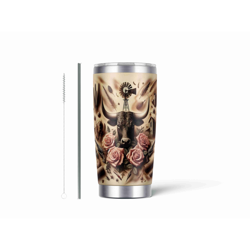 20oz Stainless Tumbler w/ Magnet Sliding Lid- Printed direct to Tumbler 184