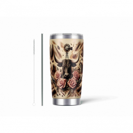 20oz Stainless Tumbler w/ Magnet Sliding Lid- Printed direct to Tumbler 184