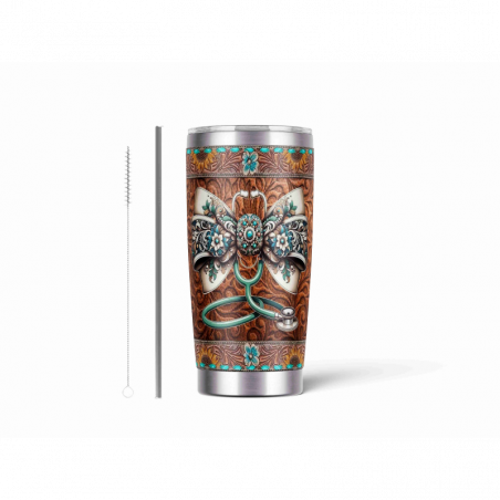 20oz Stainless Tumbler w/ Magnet Sliding Lid- Printed direct to Tumbler 185