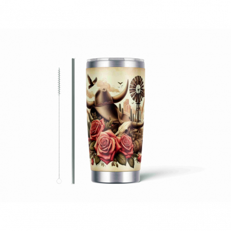 20oz Stainless Tumbler w/ Magnet Sliding Lid- Printed direct to Tumbler 190