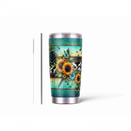 20oz Stainless Tumbler w/ Magnet Sliding Lid- Printed direct to Tumbler 192