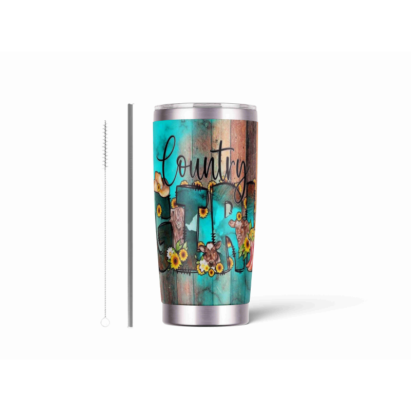 20oz Stainless Tumbler w/ Magnet Sliding Lid- Printed direct to Tumbler 195