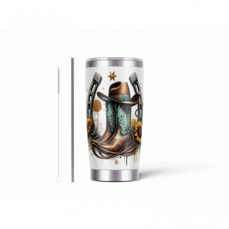 20oz Stainless Tumbler w/ Magnet Sliding Lid- Printed direct to Tumbler 198